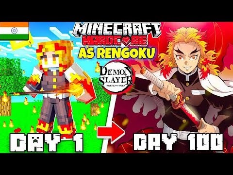 Minecraft demon slayer 100 days