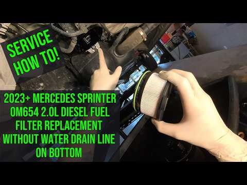 2023+ Sprinter Fuel Filter Replacement (OM654) – No Drain Line Version