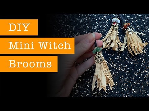 DIY Mini Witch Brooms Tutorial: Quick Halloween Craft Projects