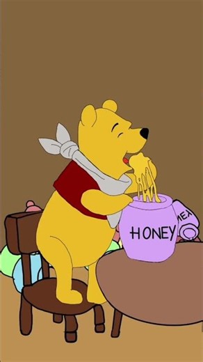When Pooh runs out of honey #viral #animation #youtubeshorts #pooh #poohshiesty
