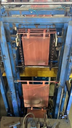 Copper anode plate casting workshop
