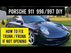 How to Replace Trunk Latch on Porsche 911 and Boxster DIY Easy Fix