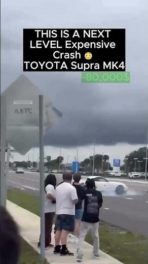 THIS IS A NEXT LEVEL Expensive Crash 😳 TOYOTA Supra MK4