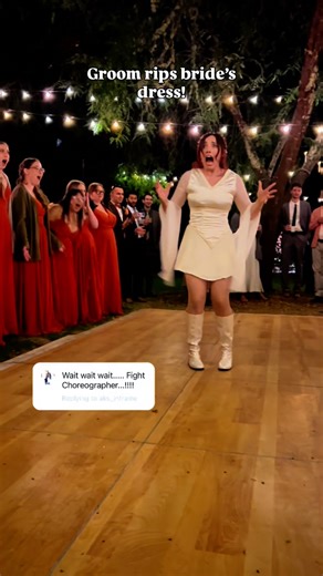 Kaz Tarshis on Instagram: "Our wedding sword fight part 1! Thanks to my best friend @fionadorn for choreographing this for us! . . . #swordfighting #fightchoreography #weddingdress #weddingfirstdance #firstdance"