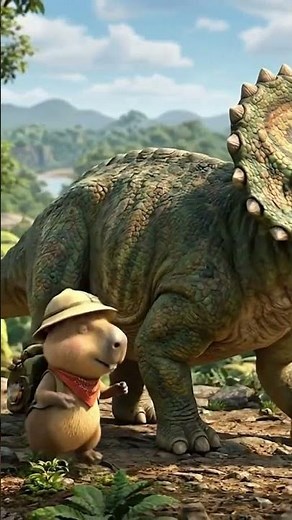 CAPI THE EXPLORER TRICERATOPS SHORT #dinosaur #dinosaurs #learningthroughplay
