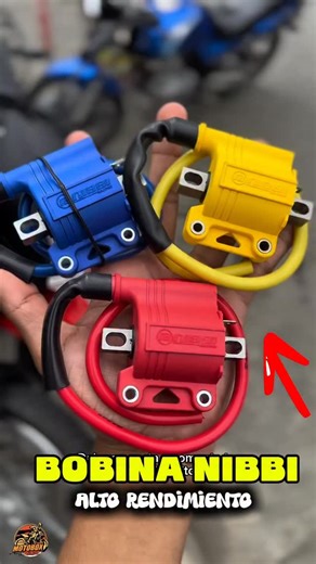 ACCESORIOS PARA MOTOS on Instagram: "¡Lo que tu moto necesita para CORRER MÁS! 🚀 BOBINA NIBBI 🔥 Instalar la Bobina de Alta Nibbi es el upgrade definitivo que puedes hacerle tú mismo. 😎No es solo estética, es rendimiento puro: ✅ Chispa ultra potente: Quema hasta la última gota de gasolina. ✅ Respuesta inmediata: Olvídate del retraso al acelerar. ✅ Arranque perfecto: Enciende a la primera, incluso en frío. envíos a todo colombia 🇨🇴 📍Popayán Cauca (Calle 5 19-18 local motobox) Compra con noso