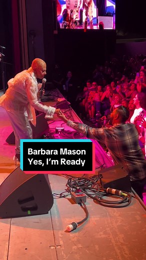 Legendary Barbara Mason performed her hit song “Yes, I’m ready” live 10/07/23 #barbaramason #yesimready #fyp #oldies #rnb #rnbsoul #singer #sing #livemusic