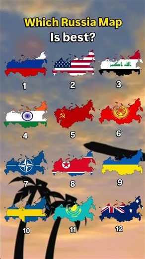 Which is the best Map of Russia🇷🇺? #world #russia #map #geography #flag #country #comment #memes