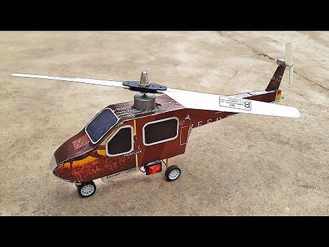How to make a TOY Helicopter 🚁 at Home | DIY DC motor flying Helicopter