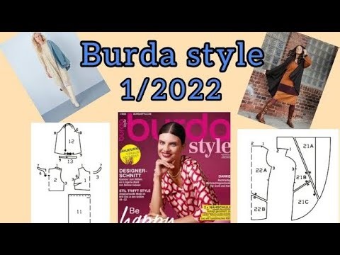 مراجعة كاملة لبوردا يناير ٢٠٢٢ /Burda style 1/2022😍