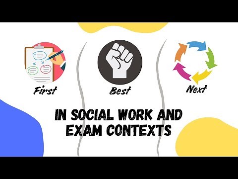 First, Best, Next, and Most | A Framework for LCSW/LMSW Exam Success || LCSWVIBES