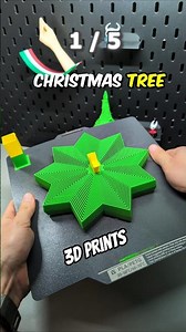 The 5 Best 3D Printed Christmas Trees #satisfying #sensory