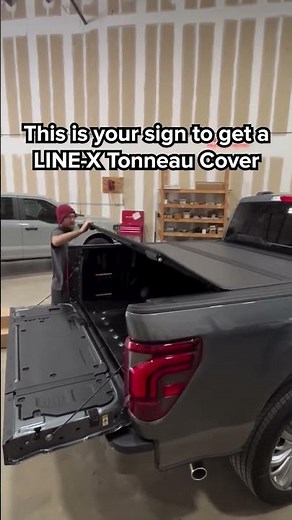 A Premium LINE-X bedliner and LINE-X Tri-Fold Tonneau Cover are the perfect combo