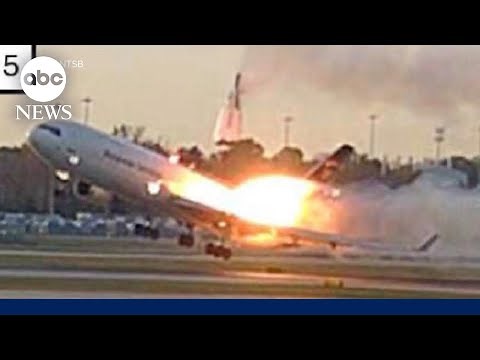 Chilling images of UPS plane breaking up before deadly crash released by NTSB