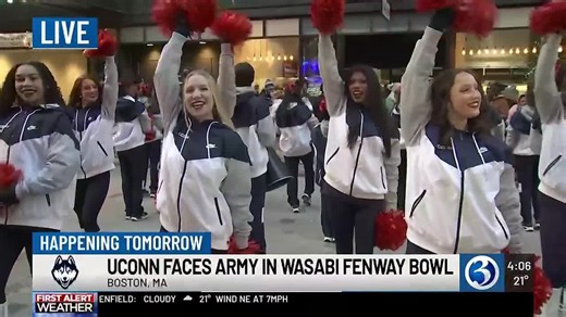 UConn football team preparing for second straight Wasabi Fenway Bowl appearance against Army