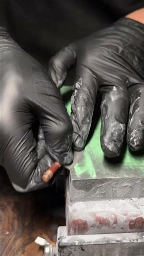 Micro cleaver, sharpness test #fyp #knife #satisfying #knifesharpening #kitchenhacks #knifesharpener