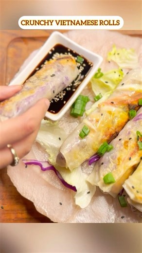 I made the Crunchiest & Low on calorie Vietnamese Rolls in just 20 mins #easycooking #crunchy #food