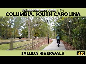 🚴‍♂️ Scenic Ride Along the 🌊 Saluda Riverwalk | Columbia, South Carolina in 4K!