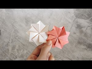 折り紙 花 折り方 【1枚折り】
