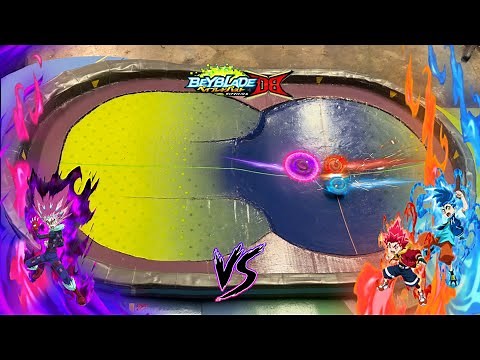 Stellar Hyperion & Komet Helios VS Barricade Lucifer!! | Beyblade Burst BU Battle! | Tetra Stadium!!