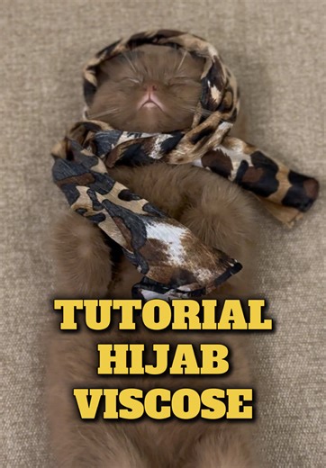 Tutorial hijab viscose 😭🙏🏽