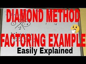 Diamond method factoring polynomials|How to use diamond method in factoring|Diamond method factoring