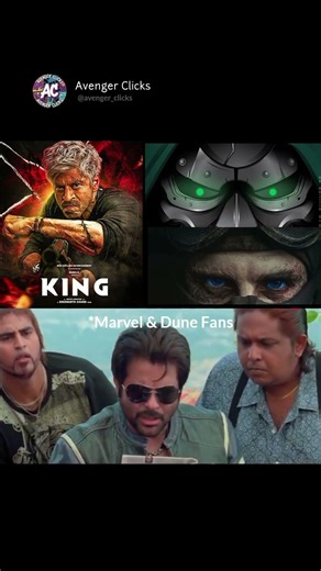 SRK’s King vs Marvel & Dune? The race just got wild! 🏎️👑 #SRK #Marvel #Dune #BollywoodVsHollywood