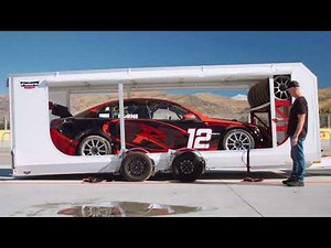 Futura Super Tourer Pro Enclosed Lowering Trailer