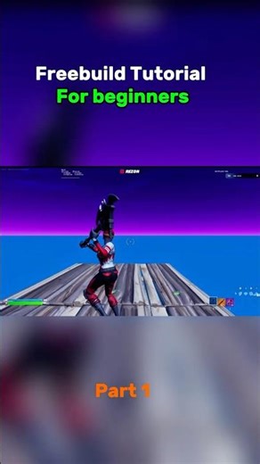 Freebuild Tutorial for beginners Part1 #fortnite #smooth