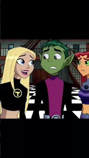 Beast Boy x Terra kisses