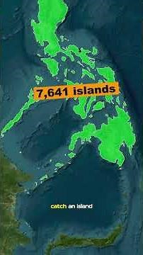 Philippines Has 7,641 Islands But Nobody Knows Why #geography #shorts