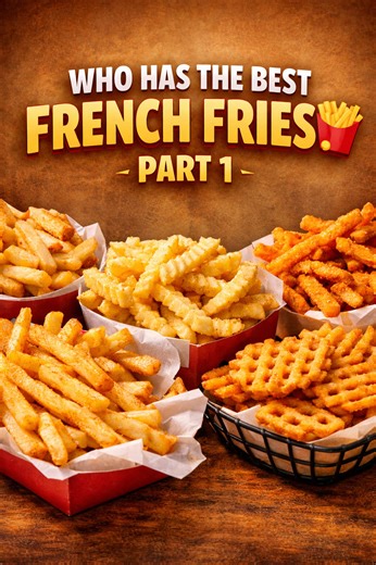 French fries might be the most debated fast food item ever. We’re starting Part 1 of our breakdown on who has the best french fries, looking at fast food chains known for their fries — from crispy and seasoned to classic and salty. Some fries are better fresh, some hold up no matter what, and some are only great with sauce. This list focuses on taste, texture, consistency, and overall fry experience. 🍟 Who has the best fries so far? 🍟 Who should definitely be in Part 2? 🍟 Are fries more impor