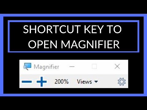 Magnifier Shortcut Key | keyboard shortcuts for magnifier |windows magnifier shortcut | #shorts