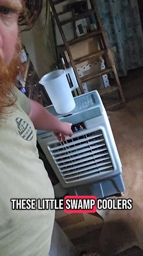 41K views · 906 reactions | This little swamp cooler works great if you do this. #offgrid #hot #swampcooler | The Off-Grid Guru | Facebook