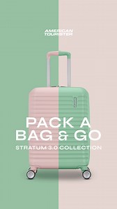 37K views | Four bold colorways. Sleek design. Built-in smart features. Don't miss holiday savings on the Stratum 3.0. | American Tourister | Facebook