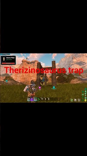 ⛔️I tried a new therizinosaurus trap #arkascended #arksurvivalascended #arkgame #arksurvivalevolved