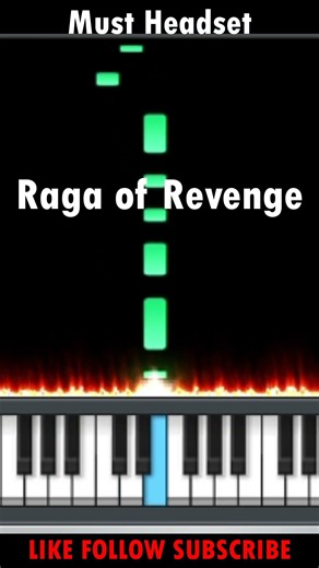 Raga of Revenge (From "DC") - Easy Piano Cover 🎹🔥 #Shorts