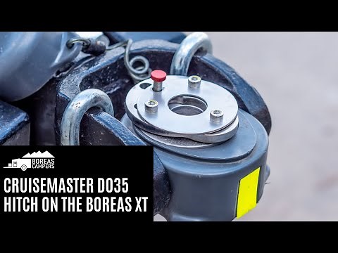 Cruisemaster DO35 Hitch on Boreas Campers Offroad Trailers