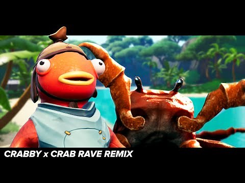 Crabby: Official Music Video (Crab Rave Remix) - Fortnite