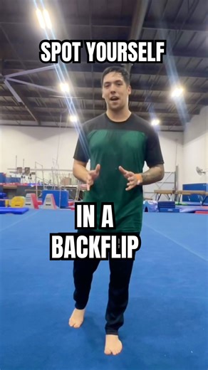 How to Learn a Backflip on Your Own by Spotting Yourself