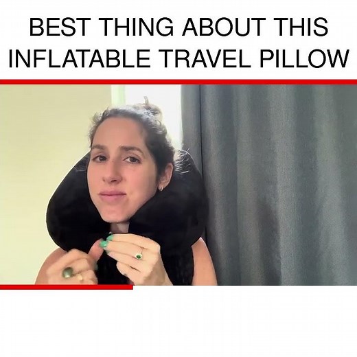 Best thing about this inflatable travel pillow