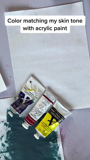 Color Matching My Skin Tone with Acrylic Paint