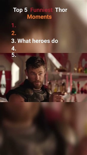 Top 5 funniest thor moments
