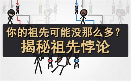 你的祖先可能没那么多？揭秘祖先悖论