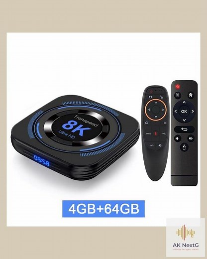 Transpeed Android 12 TV BOX Allwinner H618 Dual Wifi 32G64G Quad Core Cortex A53