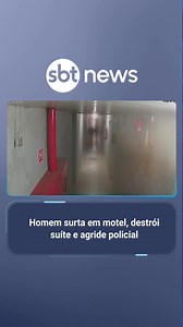 4.2K views · 21 reactions | Um homem foi preso após ter um surto e destruir a suíte de um motel em Goiás. A Polícia Militar foi acionada e, no momento da prisão, ele resistiu e chegou a agredir um dos agentes. Entenda o caso e acompanhe as últimas notícias no Primeiro Impacto. #sbtnews #primeiroimpacto #notícias #polícia #crime #goiás #flagra | SBT News | Facebook