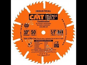 CMT Yellow Tools Table Saw Blade vs Freud Industrial Ripping Blade