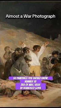 The third of May, 1808 by Francisco Goya, is a painting that depicts the horrors of war. #arthistory