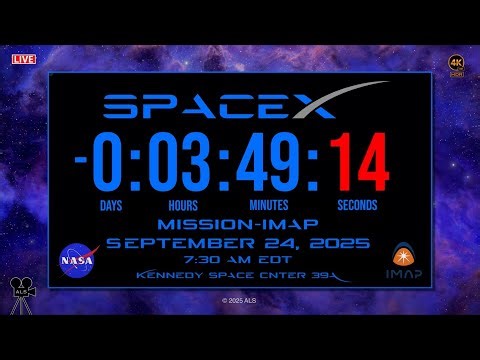 🚀 SpaceX - IMAP Launch Video - September 24, 2025 - 4K HDR - Part 3 🚀