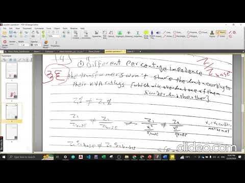 Parallel Operation of Transformers